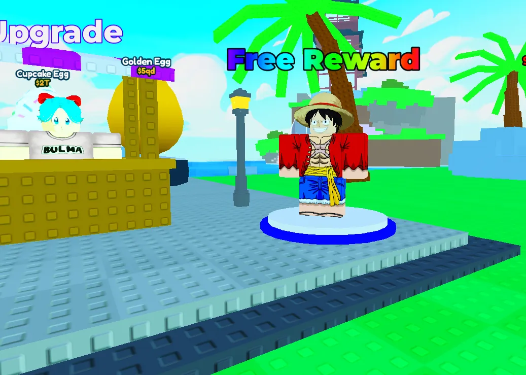 Developer rlrblx posting WELCOME code in #codes — Use code WELCOME to unlock Luffy